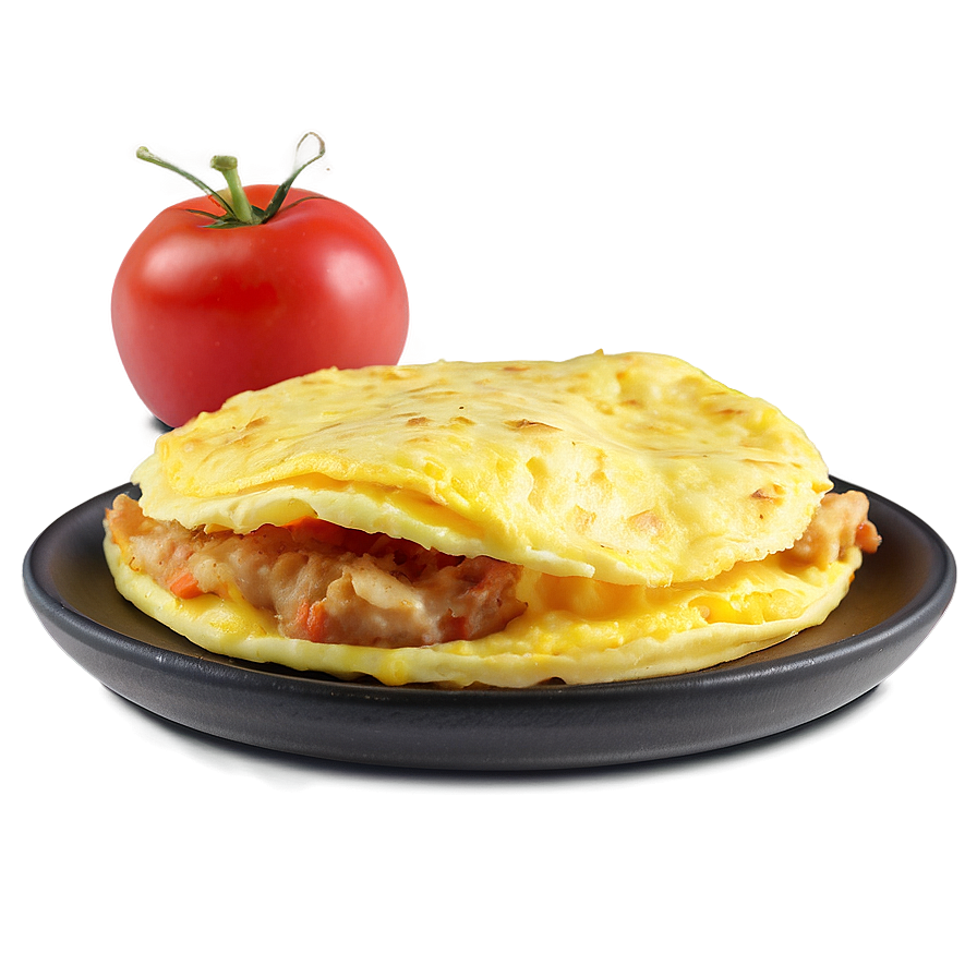 Cheese Omelette Delight Png Etn PNG