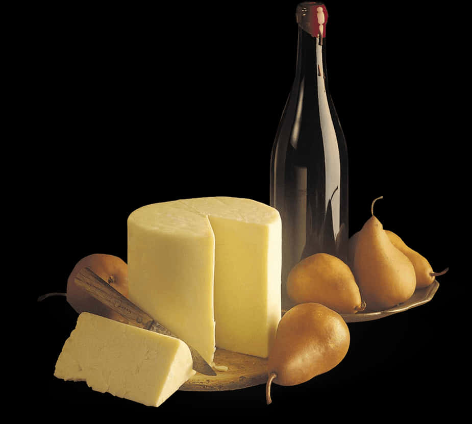 Cheeseand Wine Still Life PNG