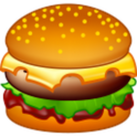Cheeseburger_ Emoji_ Art PNG