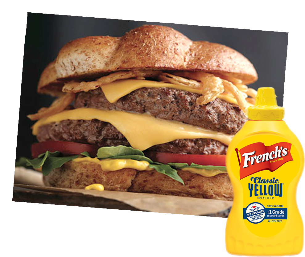 Cheeseburgerwith Mustard PNG