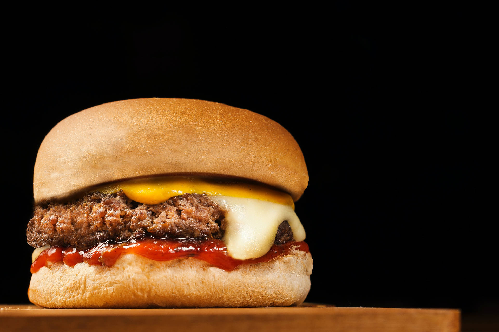 Cheesy Burger 2560x1440 Food Wallpaper