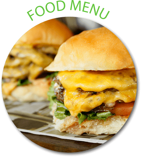 Cheesy Double Beef Burger Food Menu PNG