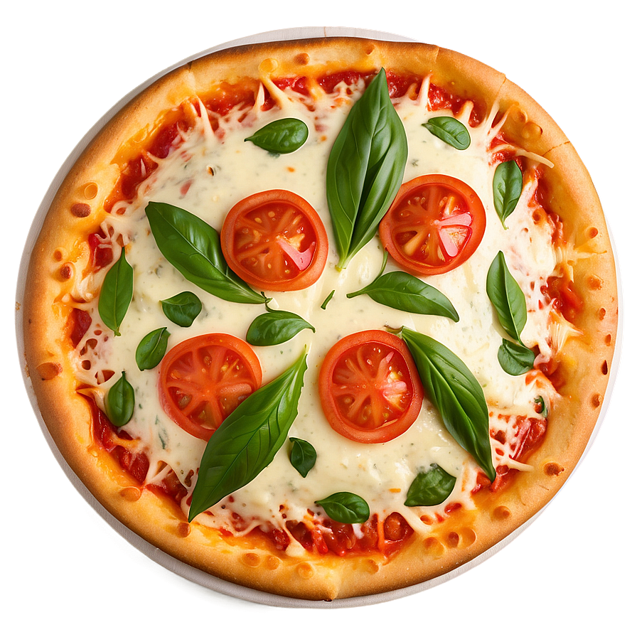 Cheesy Margherita Pizza Png Xmr16 PNG