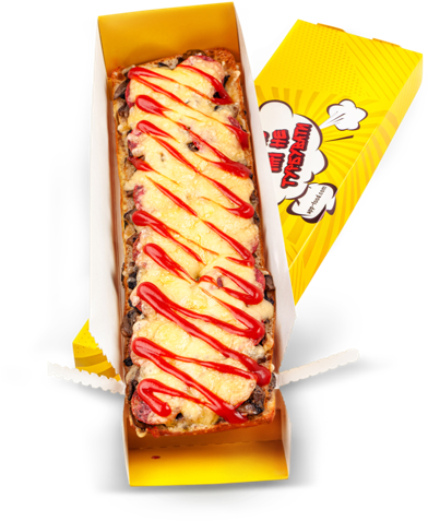 Cheesy Meaty Junk Food Snack PNG