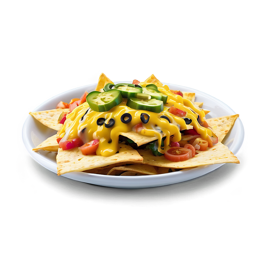 Cheesy Nachos Feast Png Jjs PNG