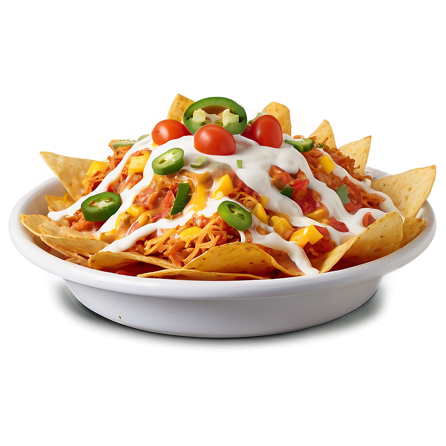 Cheesy Nachos Feast Png Rwy PNG