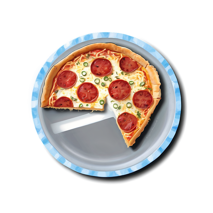 Cheesy Pizza Pie Png 05232024 PNG