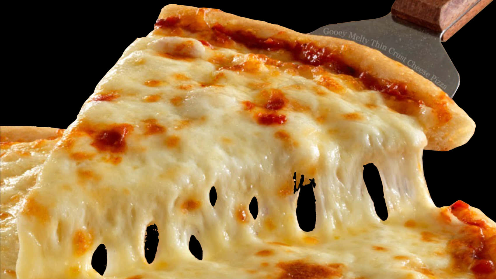 Cheesy Pizza Slice Melty Stretch PNG