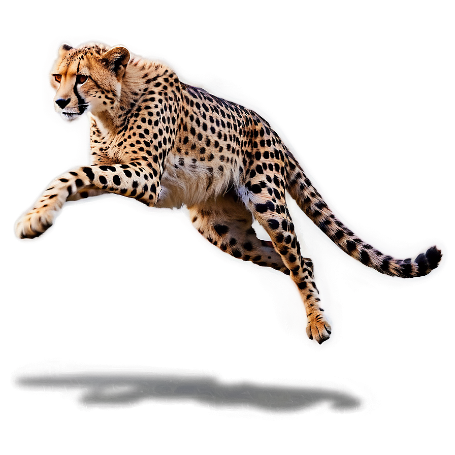 Download Cheetah Leap Action Png Rqd | Wallpapers.com