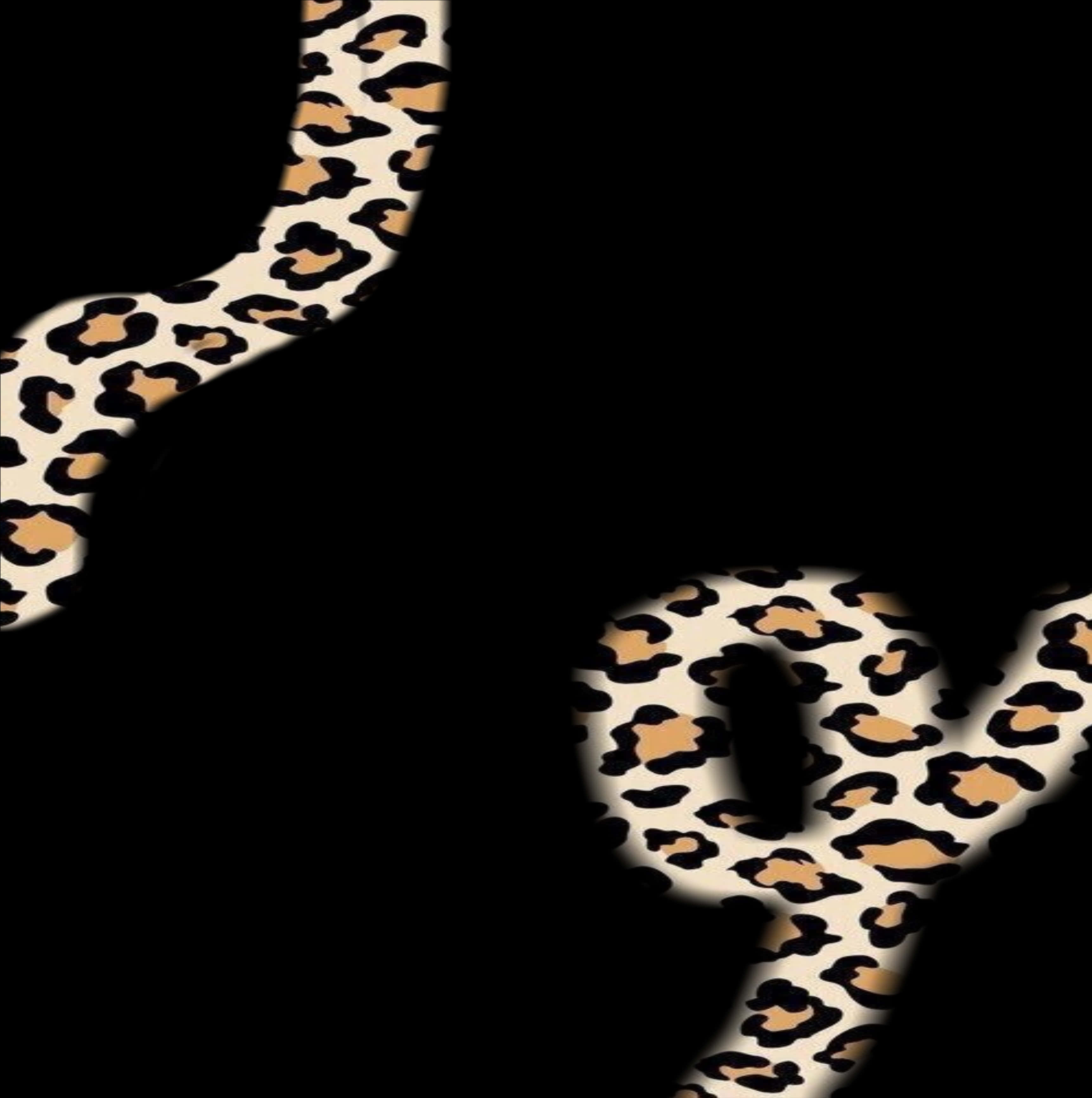 Cheetah Print Abstract Design PNG