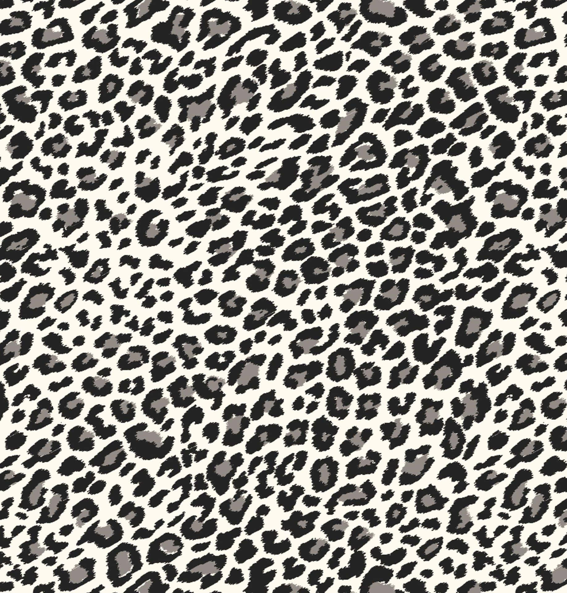 Bold Cheetah Print Background with Black and Tan Accents