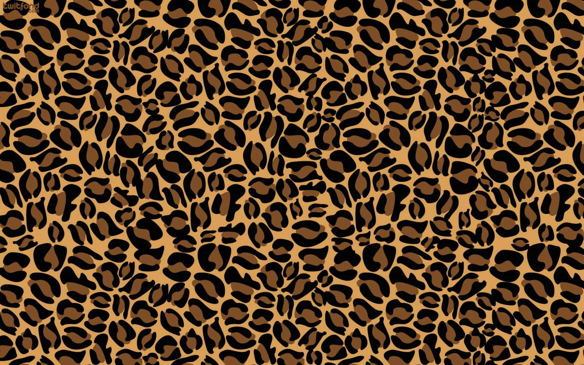 Stilvollerund Auffälliger Hintergrund Mit Leopardenmuster