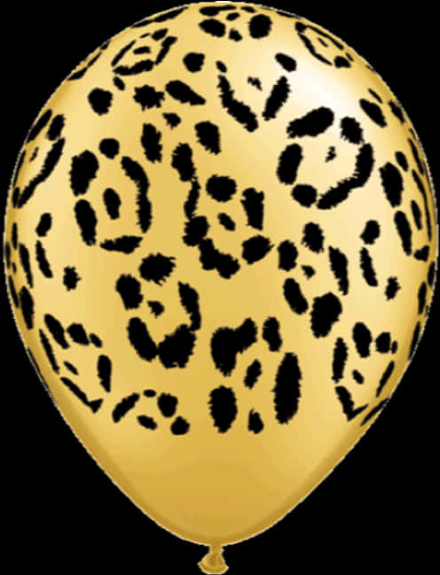 Cheetah Print Balloon PNG