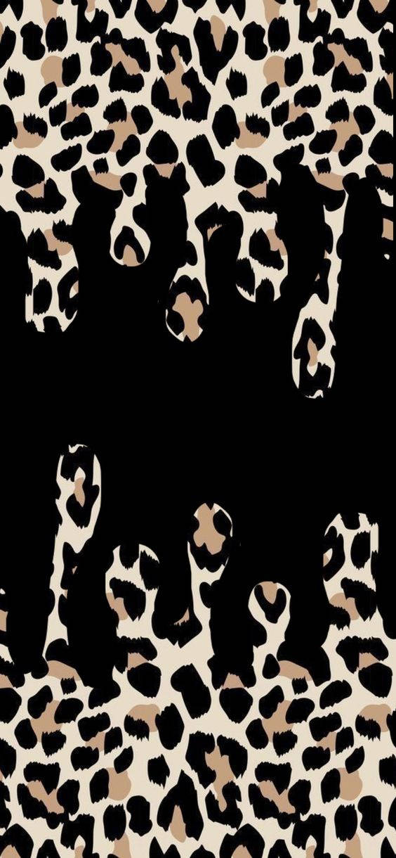 Cheetah Print Drip Wallpaper