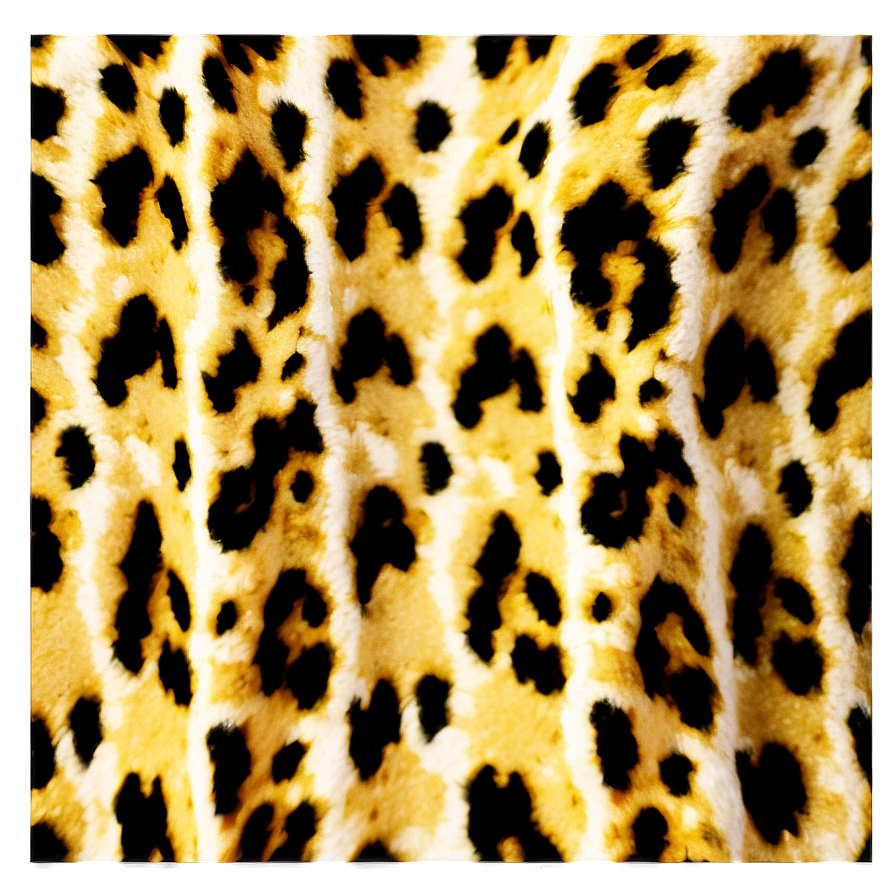 Cheetah Print Fabric Look Png 05232024 PNG