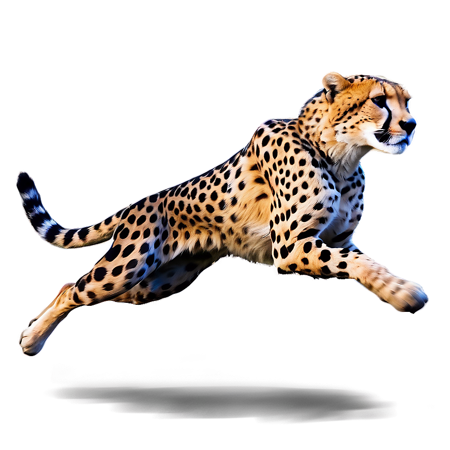 Cheetah Sprinting Power Png Wbg55 PNG