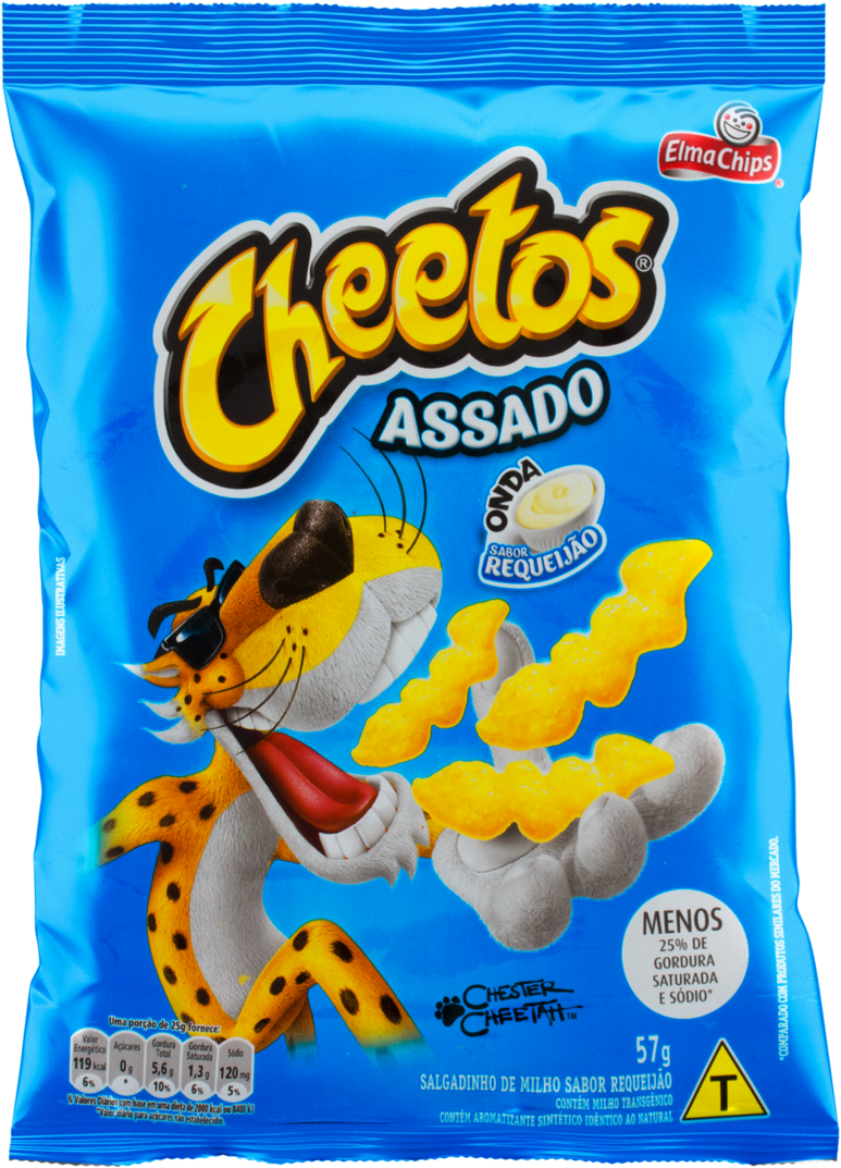 Cheetos Assado Requeijao Flavor Package Brazil PNG