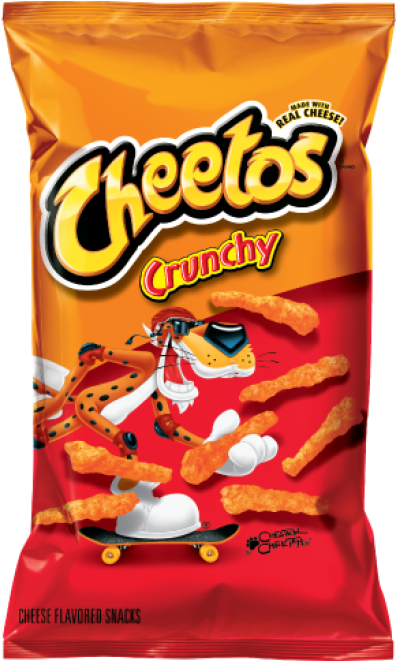 Cheetos Crunchy Cheese Flavored Snacks Package PNG