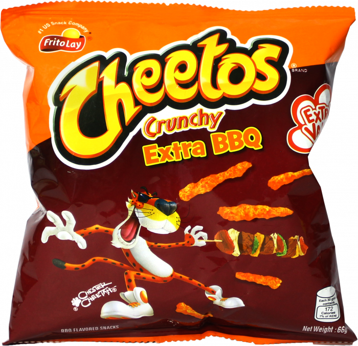 Cheetos Crunchy Extra B B Q Package PNG