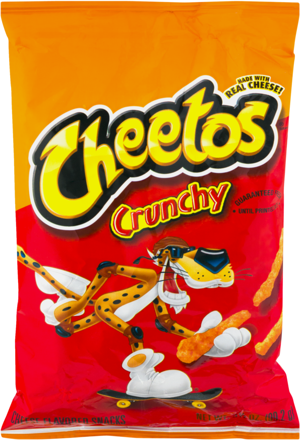 Cheetos Crunchy Snack Bag PNG