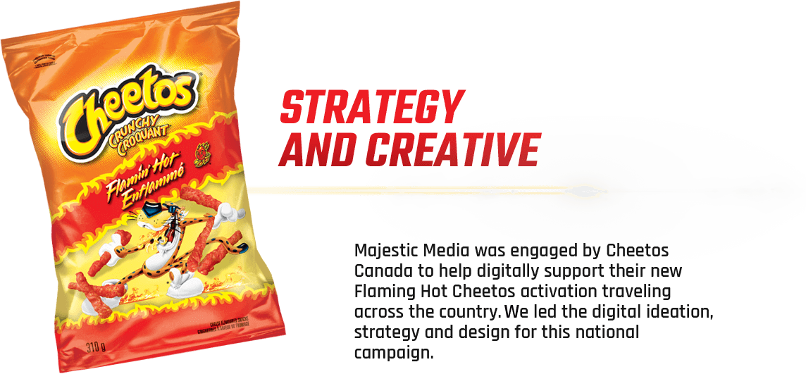 Cheetos Flaming Hot Campaign Strategy PNG