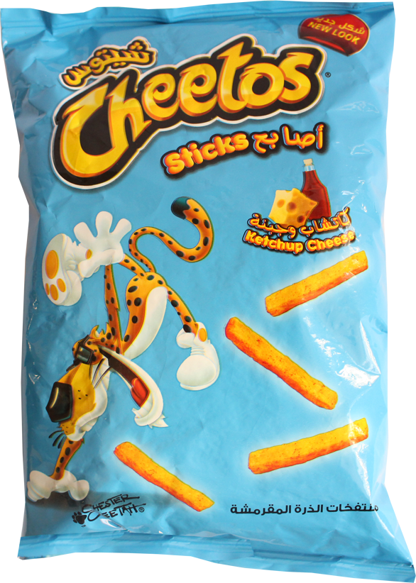 Cheetos Ketchup Flavored Sticks Package PNG