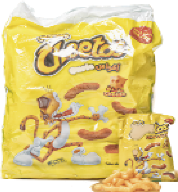 Cheetos Package Arabic Label PNG