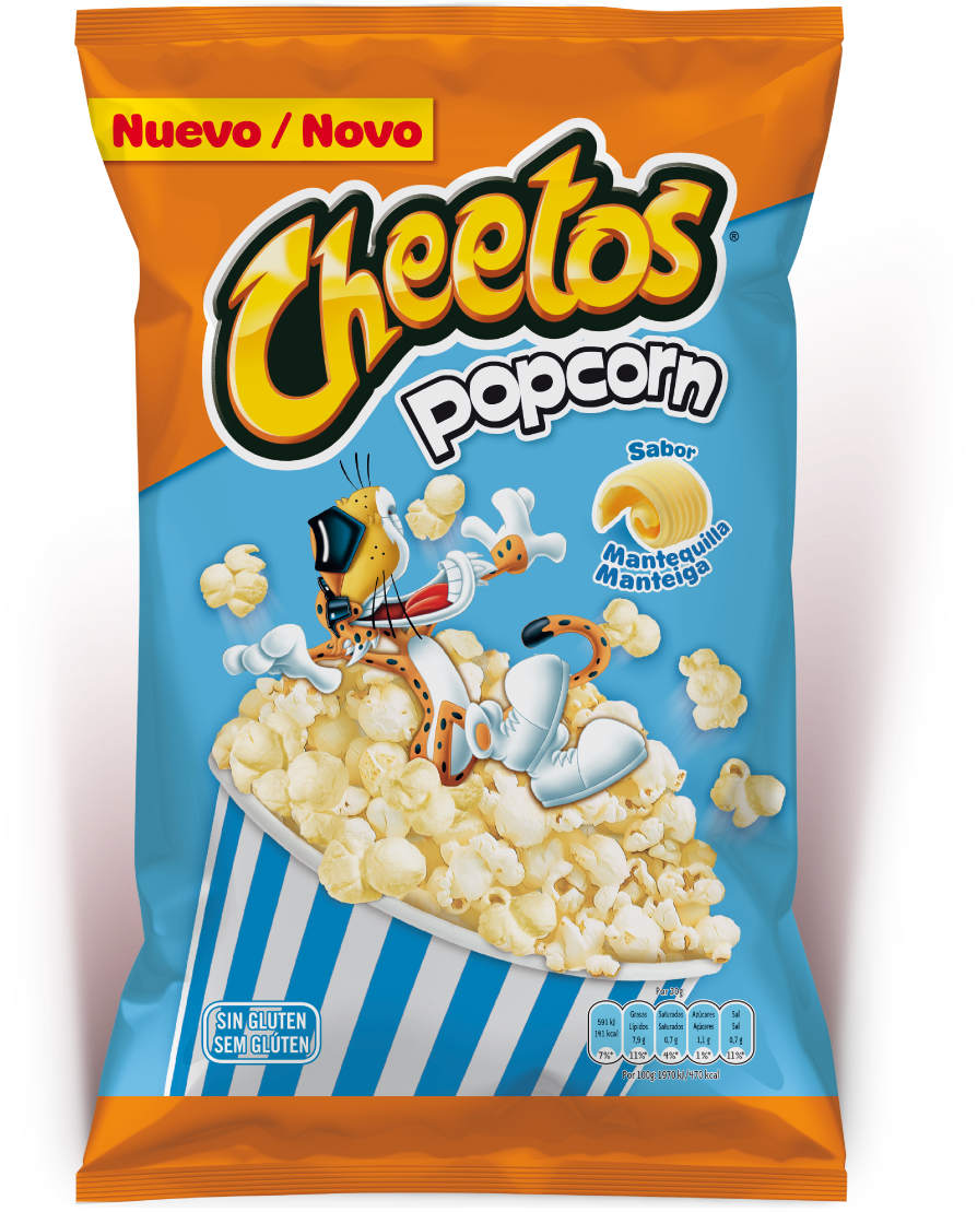 Cheetos Popcorn Butter Flavor Package PNG