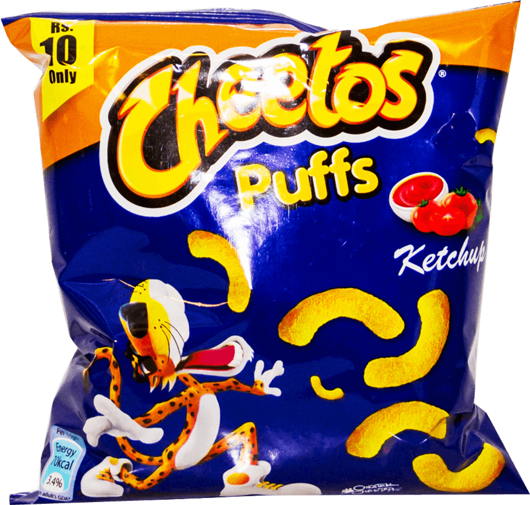 Cheetos Puffs Ketchup Flavor Package PNG
