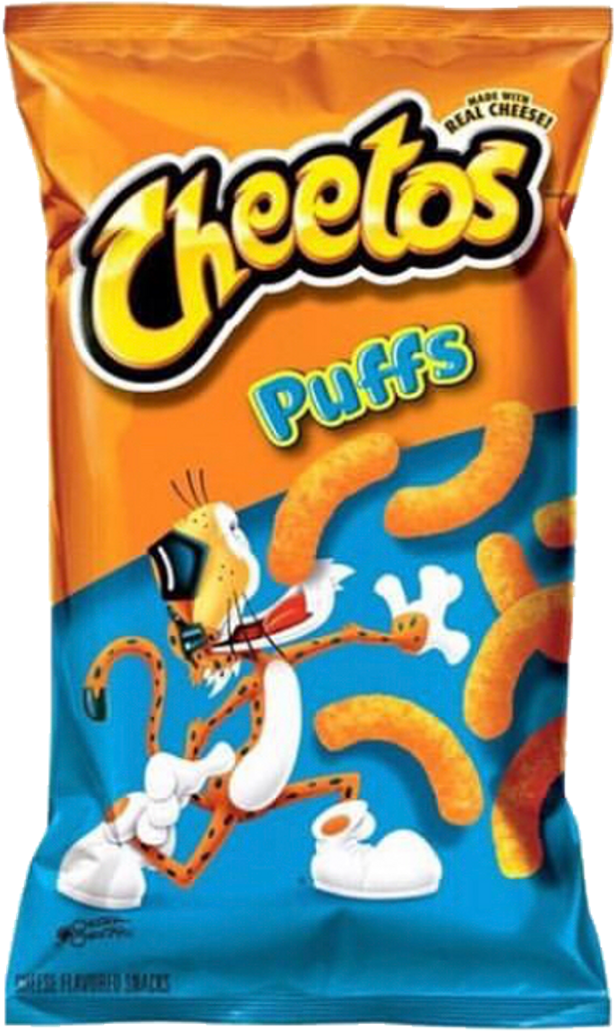 Cheetos Puffs Snack Bag PNG