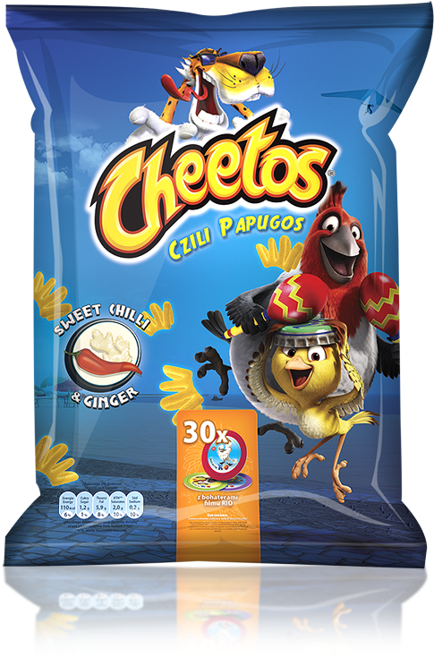 Cheetos Sweet Chili Ginger Flavor Package PNG