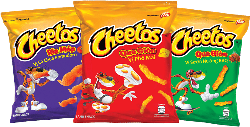 Cheetos Variety Flavors Packs PNG