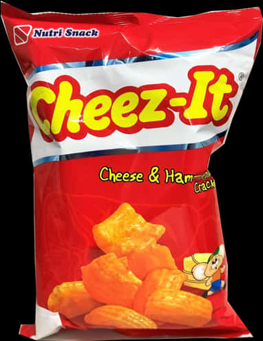 Cheez It Cheese Ham Crackers Package PNG
