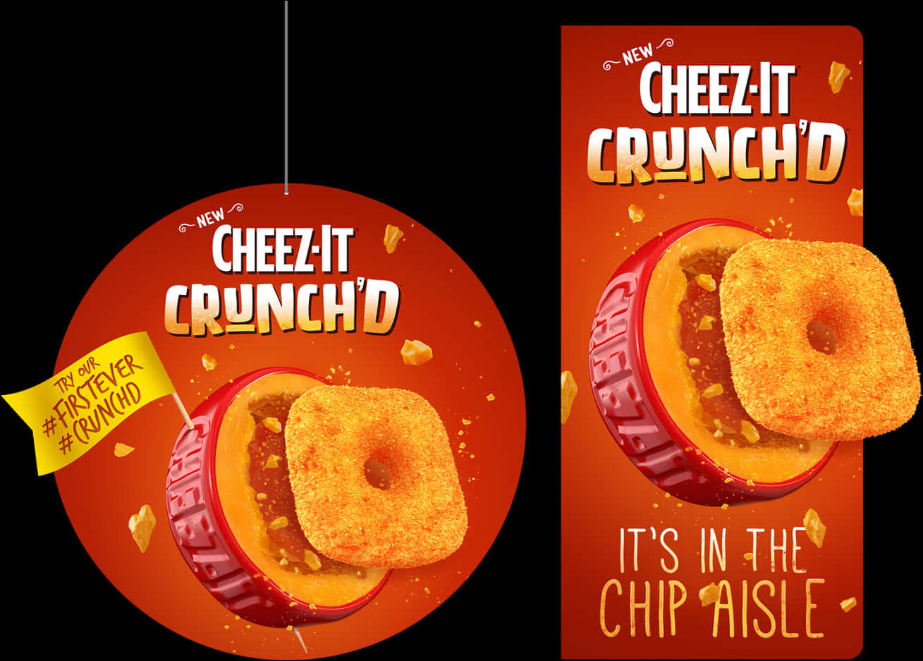 Cheez It Crunchd Advertisement PNG
