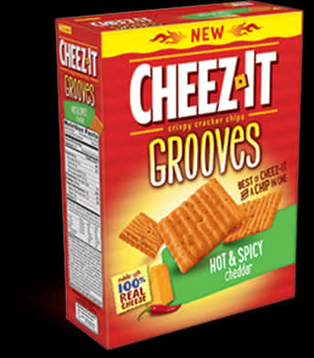 Cheez It Grooves Hotand Spicy Box PNG