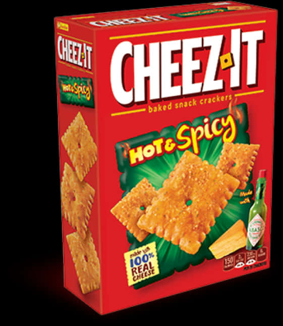 Cheez It Hotand Spicy Box PNG