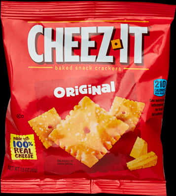 Cheez It Original Snack Crackers Package PNG