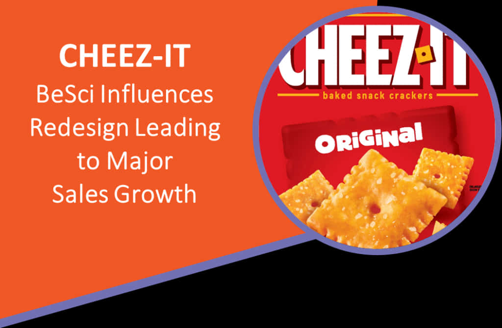 Cheez It Redesign Sales Growth Presentation PNG