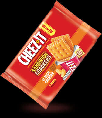 Cheez It Sandwich Crackers Package PNG