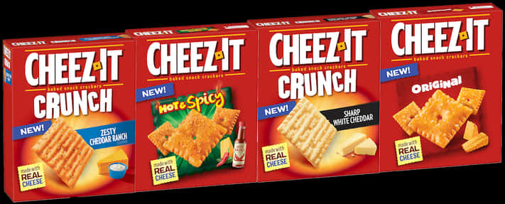 Cheez It Variety Pack Boxes PNG