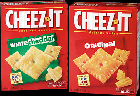 Cheez It White Cheddarand Original Boxes PNG