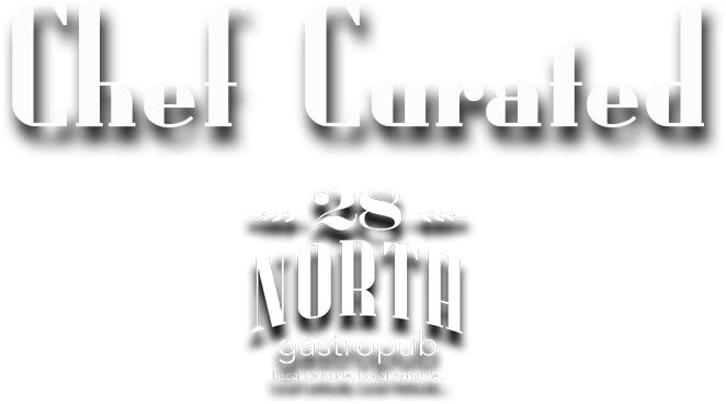 Chef Curated28 North Gastropub Logo PNG