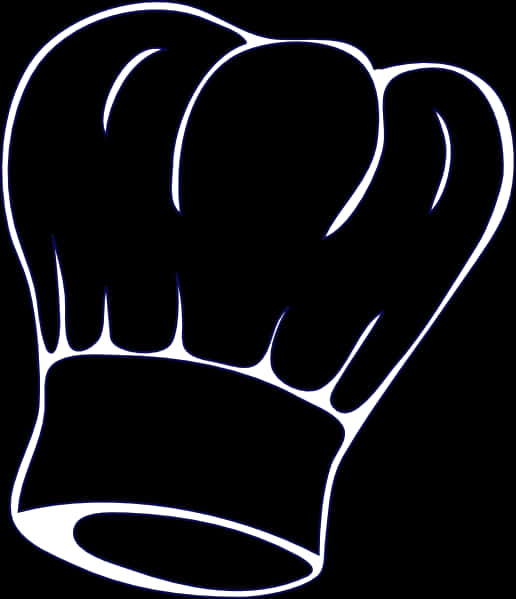 Chef Hat Outline Graphic PNG