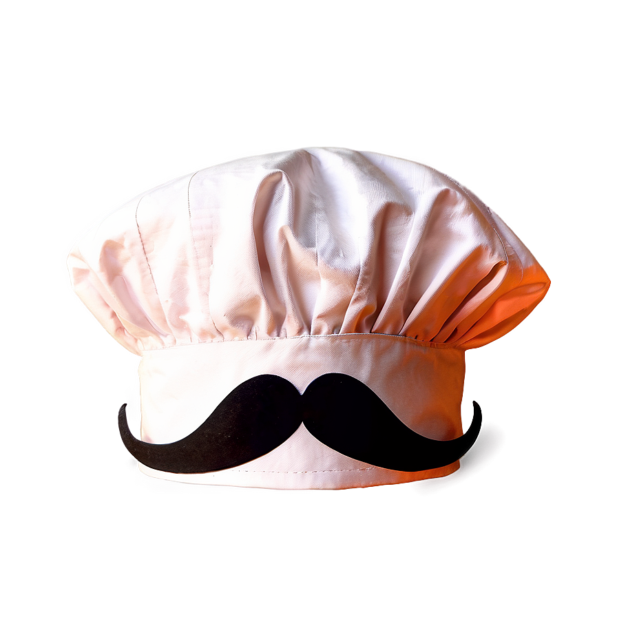 Chef Hat With Mustache Png 05252024 PNG