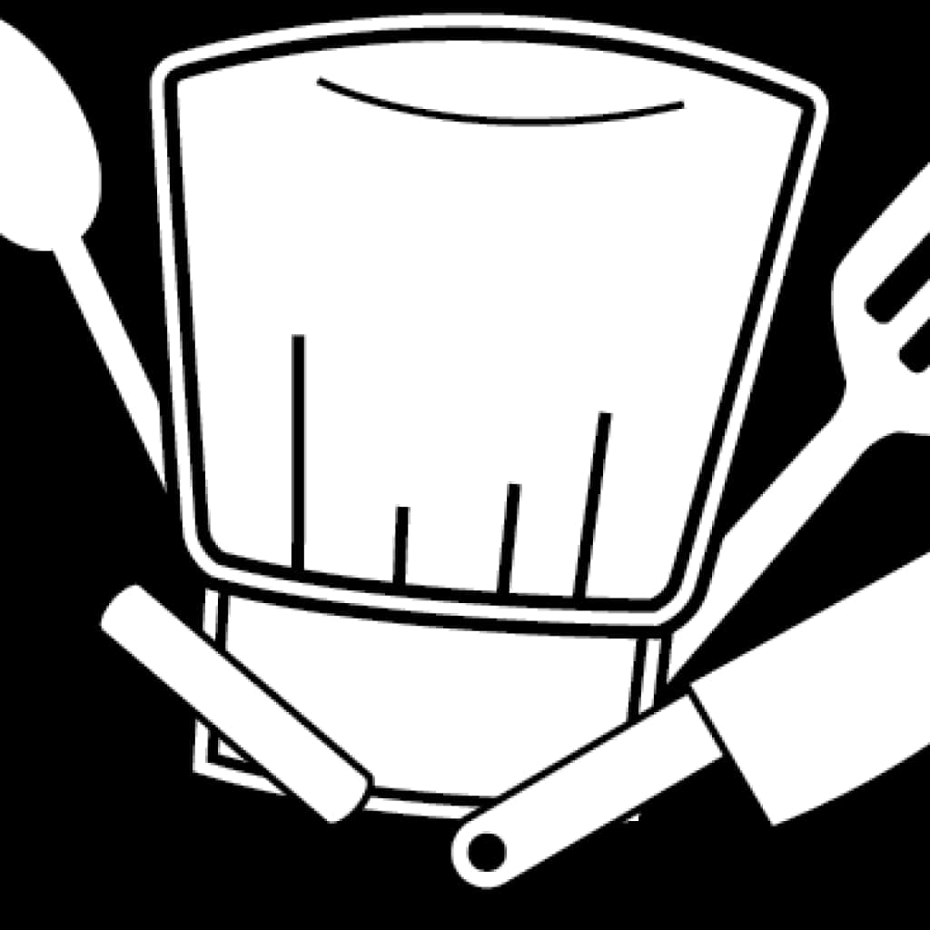 Chef Hatand Utensils Graphic PNG