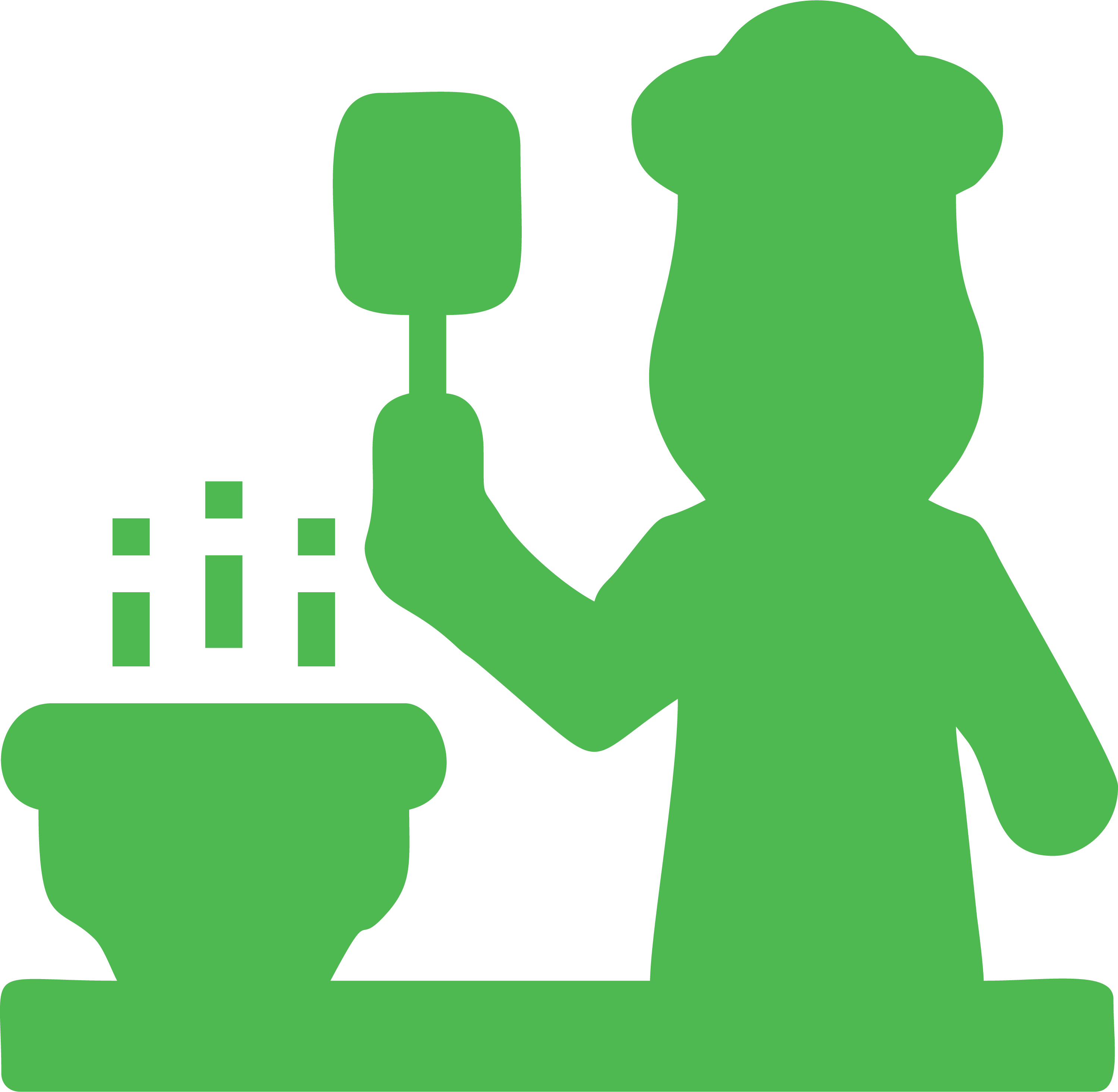 Chef Icon Vector PNG — A solid green silhouette of a chef holding a spatula beside a steaming pot.
