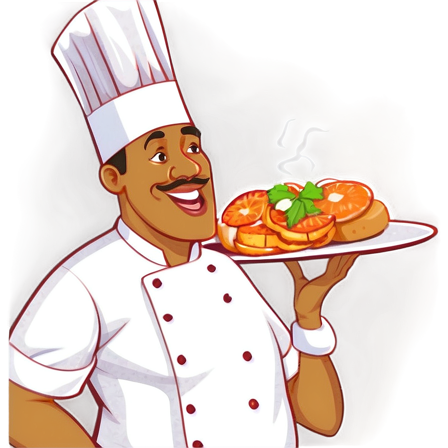 Chef Illustration Png 05252024 PNG
