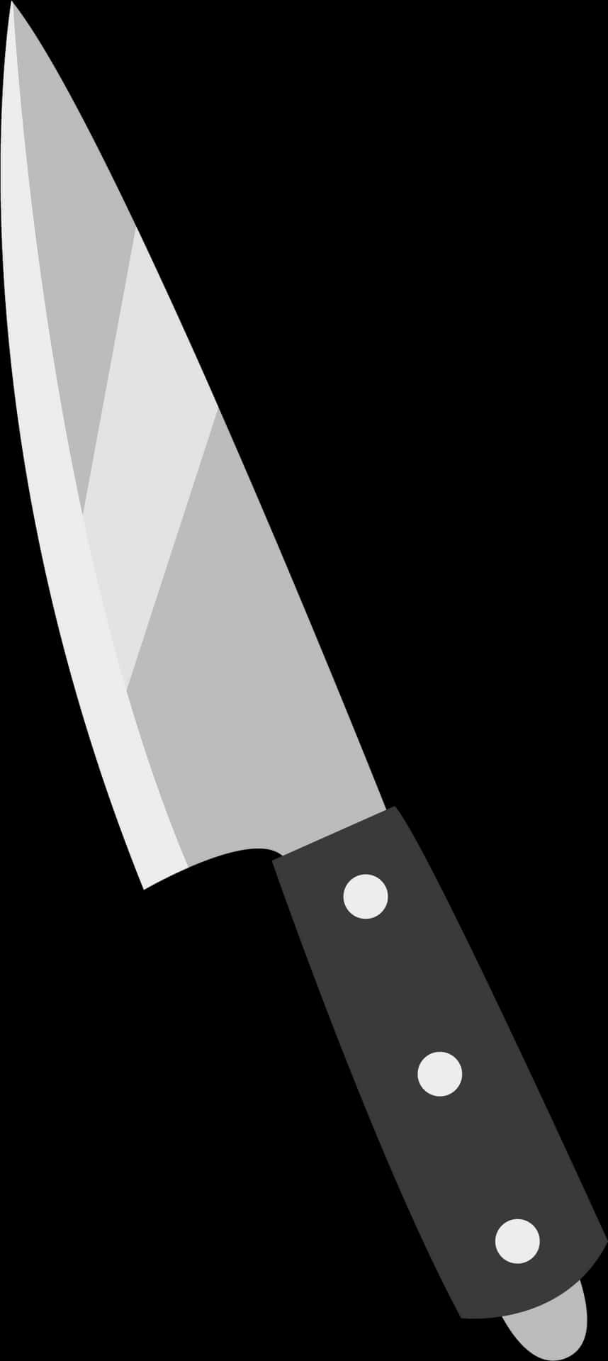 Chef Knife Vector Illustration PNG