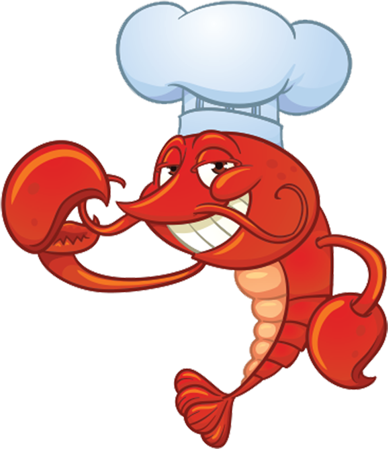 Chef Lobster Cartoon Character PNG