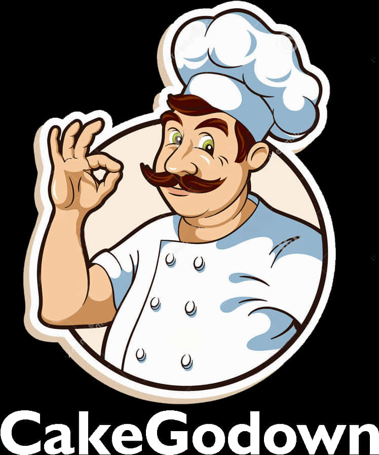 Chef Logo Cake Godown PNG